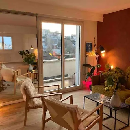 Loft En Dernier Etage Proche Des Buttes Chaumont Appartement